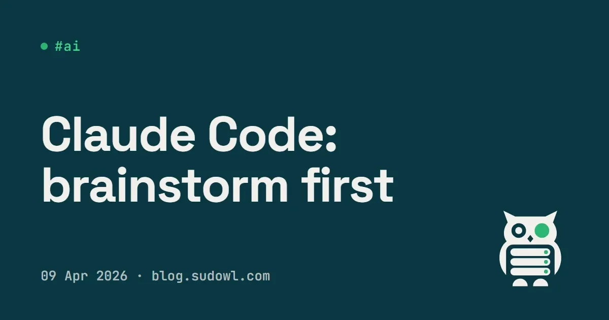 Claude Code Superpowers: How I Brainstorm Features Before Writing a Single Line
