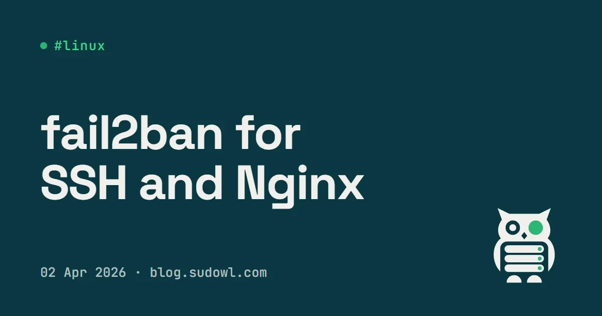 fail2ban: Stop Getting Hammered on SSH and Nginx