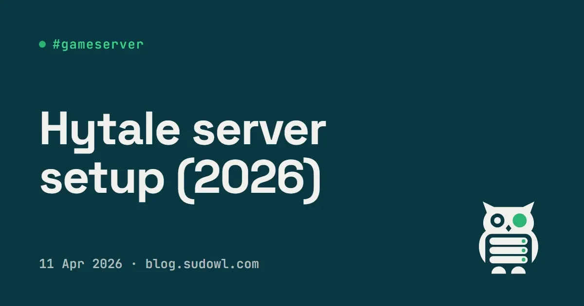 How to Set Up a Hytale Dedicated Server (2026 Guide)