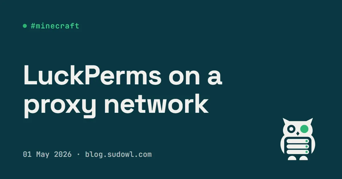 LuckPerms on BungeeCord and Velocity — Permissions That Actually Scale