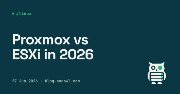 Proxmox vs VMware ESXi in 2026 — And How to Migrate